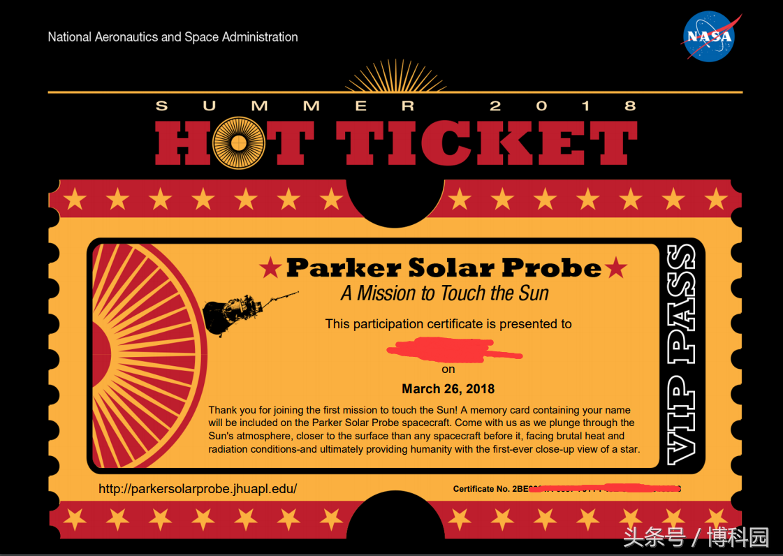 你也能随NASA帕克太阳能探测器触摸到太阳