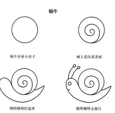 26个超简单的儿童简笔画，再也不怕幼儿园的手工作业了