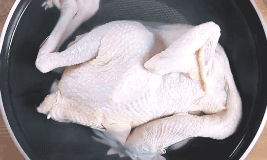 图片[1]-榴莲炖鸡做法步骤图 鸡汤真是太鲜了-起舞食谱网