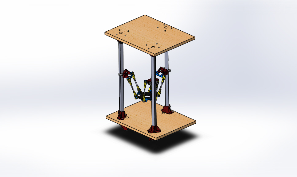 Delta Pi Reborn 3D打印机模型图纸 Solidworks设计