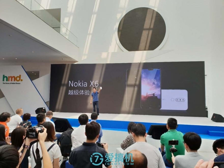 性价比高突显！NokiaX6公布：骁龙636 4gB，1299元超级！