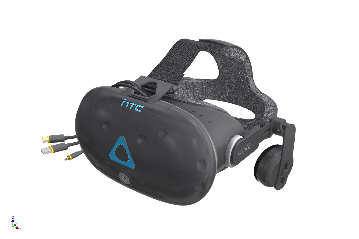HTC Vive商业源码VR虚拟现实技术近视眼镜三d模型图纸 Inventor设计方案