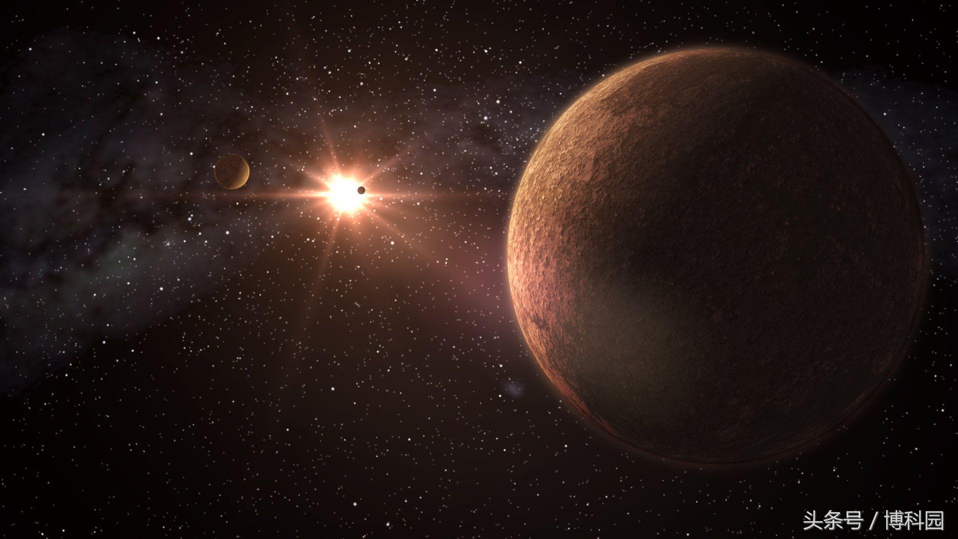 最新发现有三颗地球大小行星的恒星系统