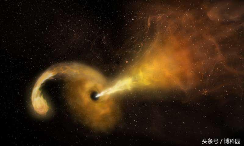 遥远能量喷发是黑洞摧毁恒星的结果