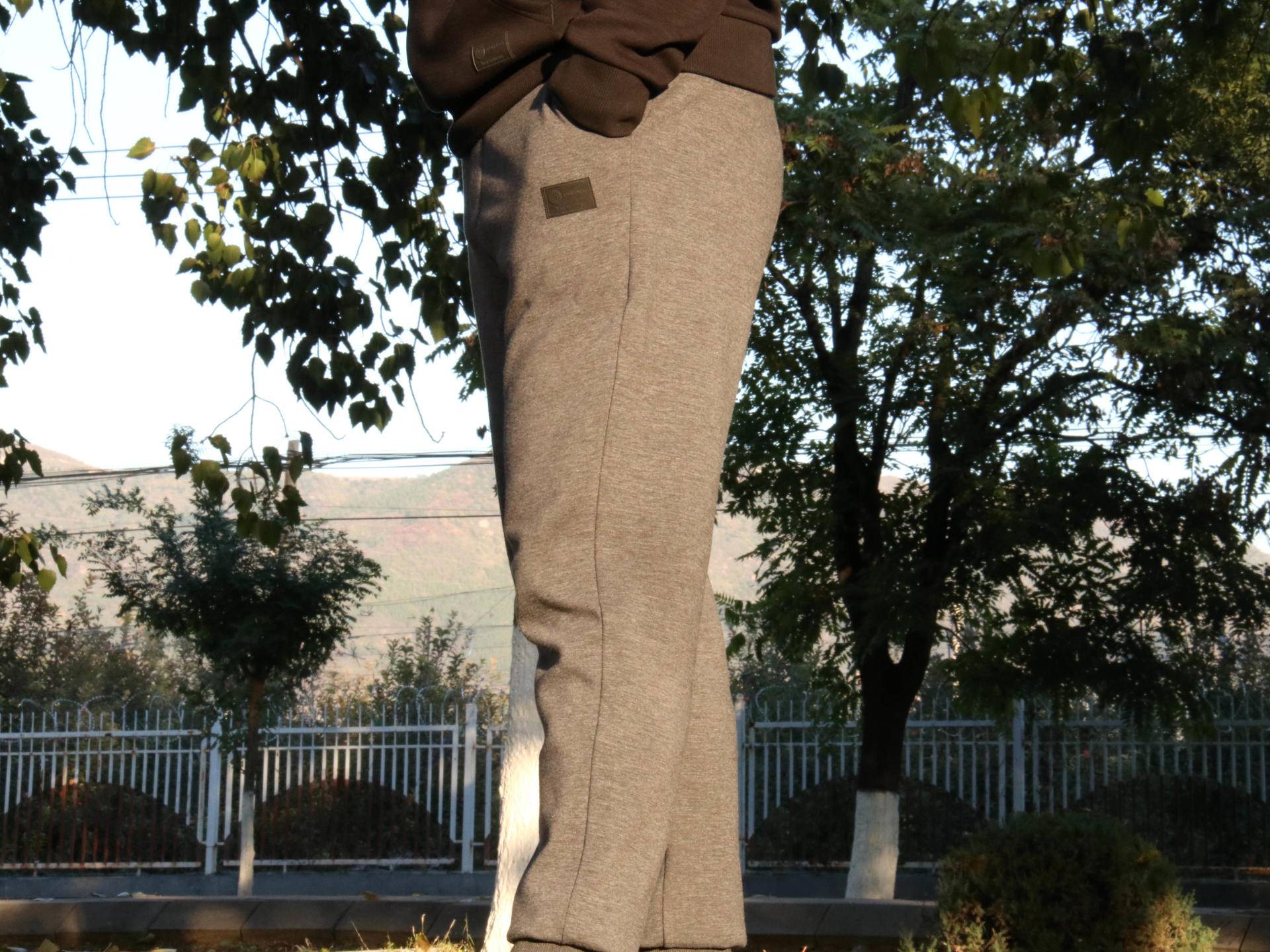 双层复合面料，妈妈们放心的温暖，90分男子加绒保暖卫裤