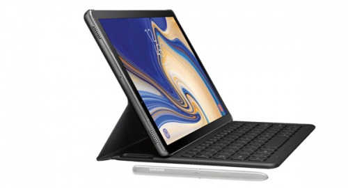 三星Galaxy Tab S4平板：配套设施电脑键盘 书写笔
