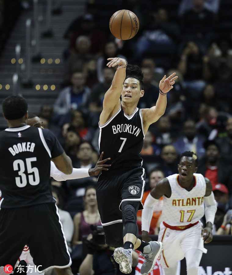 林书豪nba加盟过哪些队(篮坛流浪汉？八年NBA生涯第七支球队 林书豪加盟老鹰)