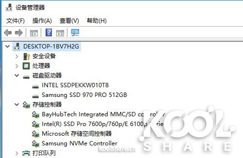 Samsung 三星 970 pro 512G M.2 nvme SSD 简单开箱评测