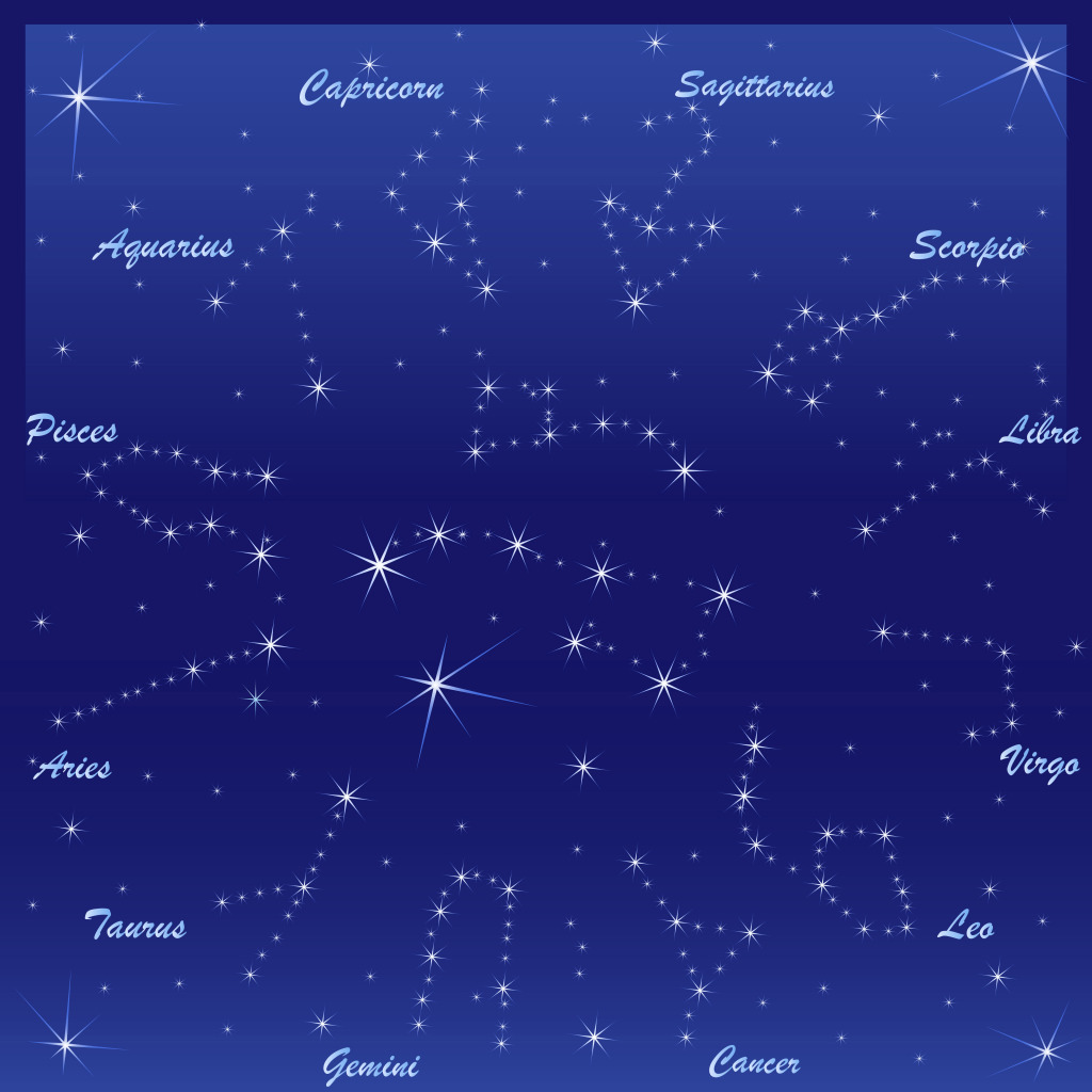 12星座图片星空图12星座浪漫星空图