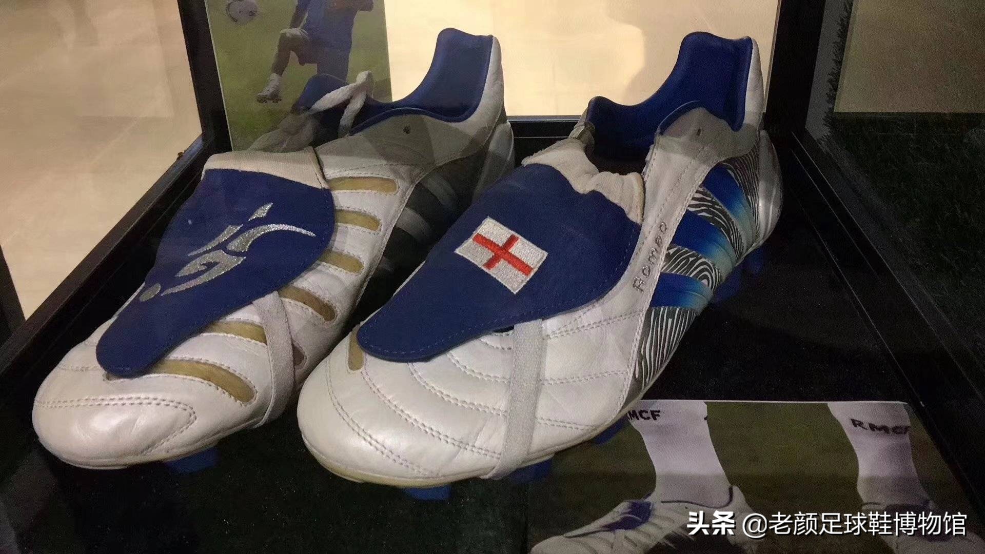 贝克汉姆当年多大腕，专属圆月弯刀logo，齐达内劳尔成其左右护法