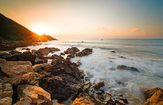 海南陵水，南波湾 被称之为一号沙滩，绝美夕阳，绝美海景