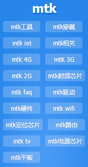 MTK（联发科）软件开发平台,MTK全新主控芯片全集归纳