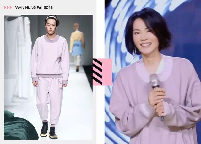 Zhao Wei takes the program on clothes of 30 big shop signs, and what Shu Qi wears is the old Western-style clothes 5 years ago