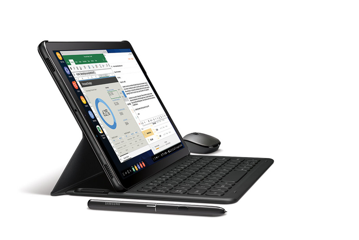 三星Galaxy Tab S4公布：S Pen 吸磁式电脑键盘可变性身小PC