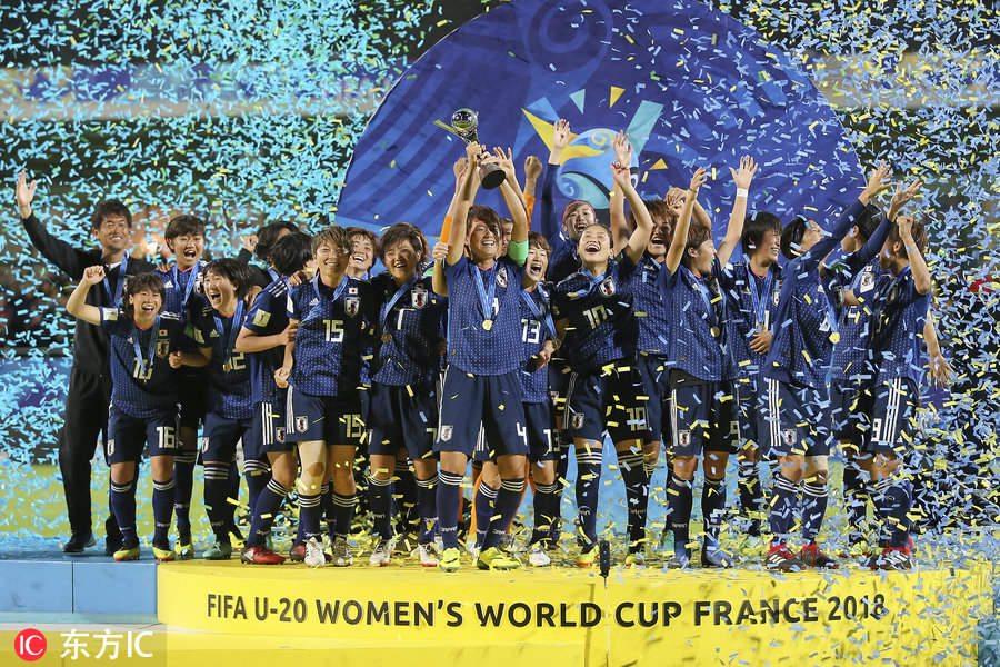 2019女足法国世界杯日本(亚洲之光！日本夺U20女足世界杯冠军 创前无古人FIFA大满冠)