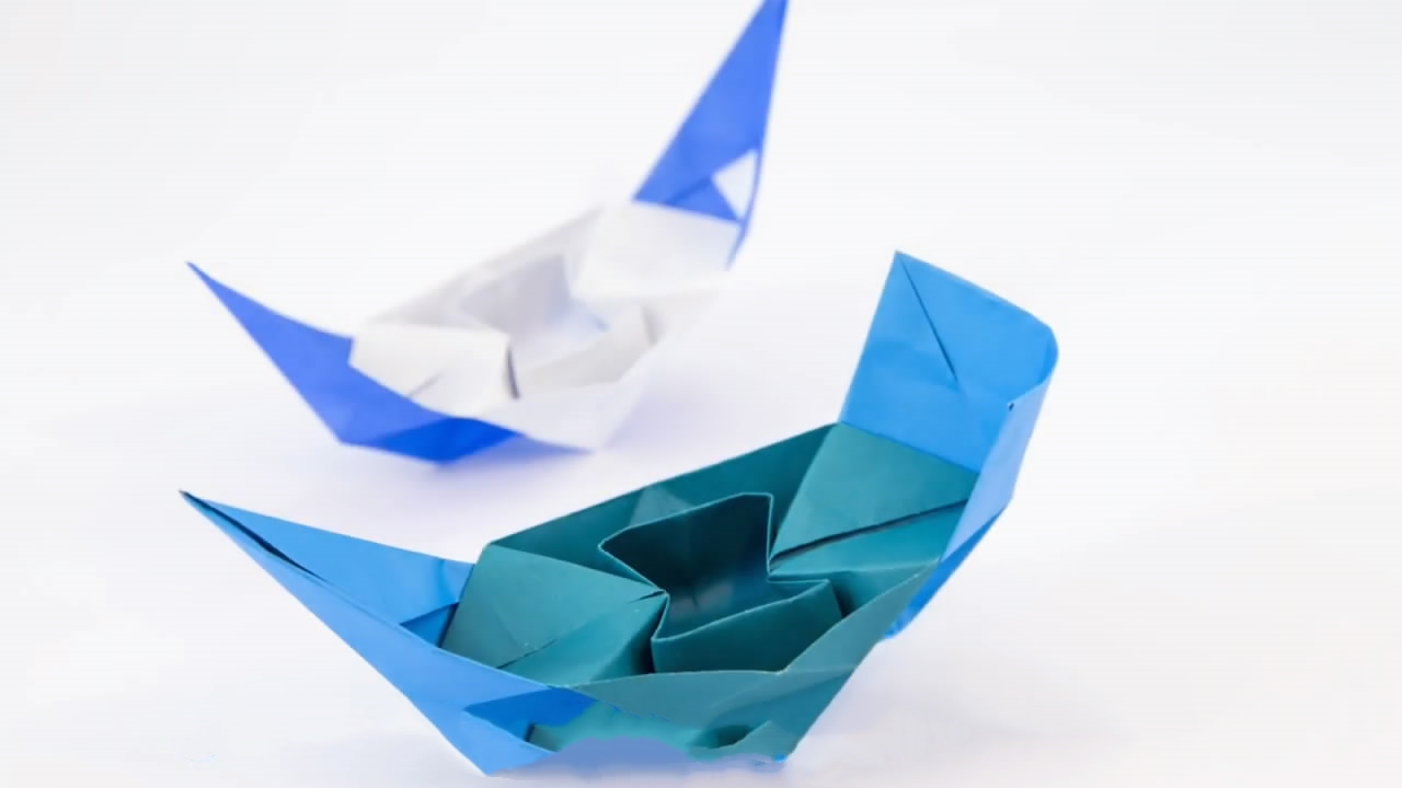 一个不一样的纸船折纸方法,学起来很容易(教程图解)
