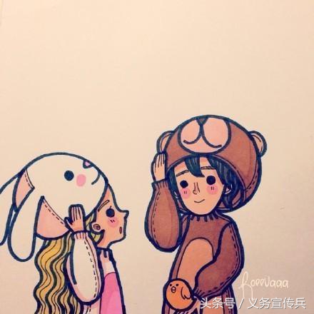 给女朋友留言暖心的短句，句句甜言蜜语图片