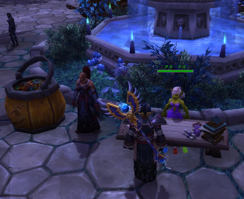 魔兽世界：万圣节幽灵要塞装扮 幽灵小蜘蛛和幽灵老鼠宠物