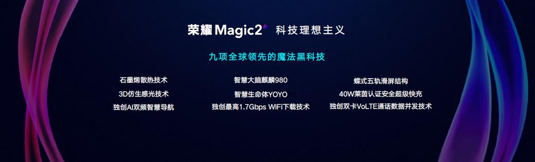 荣誉Magic2全世界先发！承重九大高科技，有着“聪慧有机体”的手机上