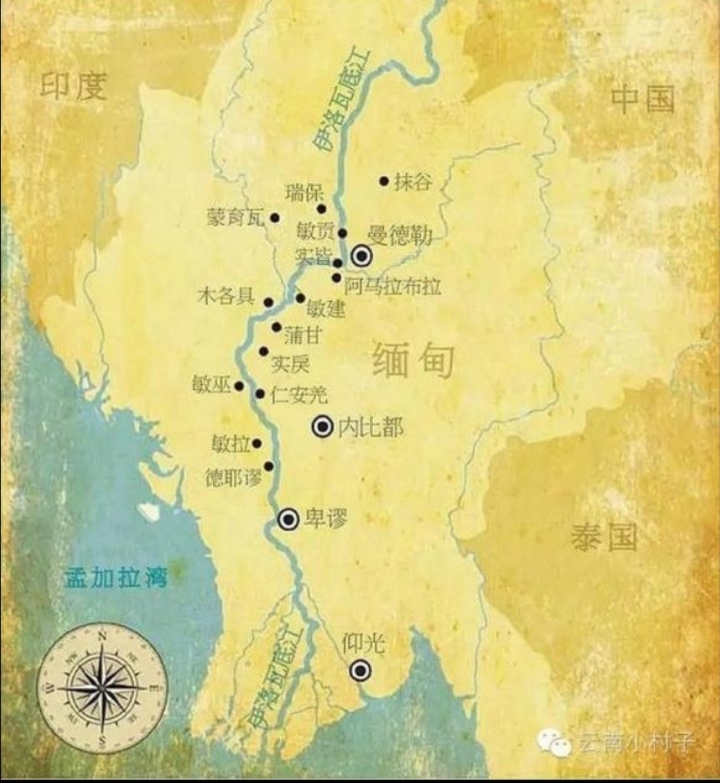 伊洛瓦底江，是中国进入印度洋的捷径和通道