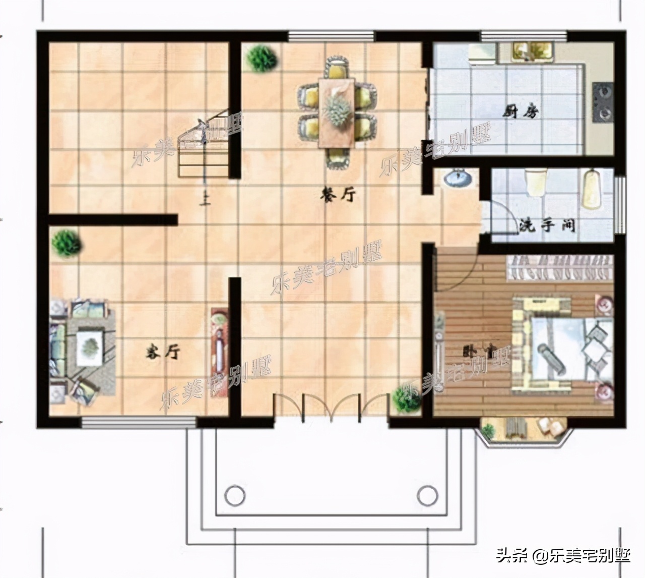 5款二層別墅設計圖80130平米鄉村建房的主流