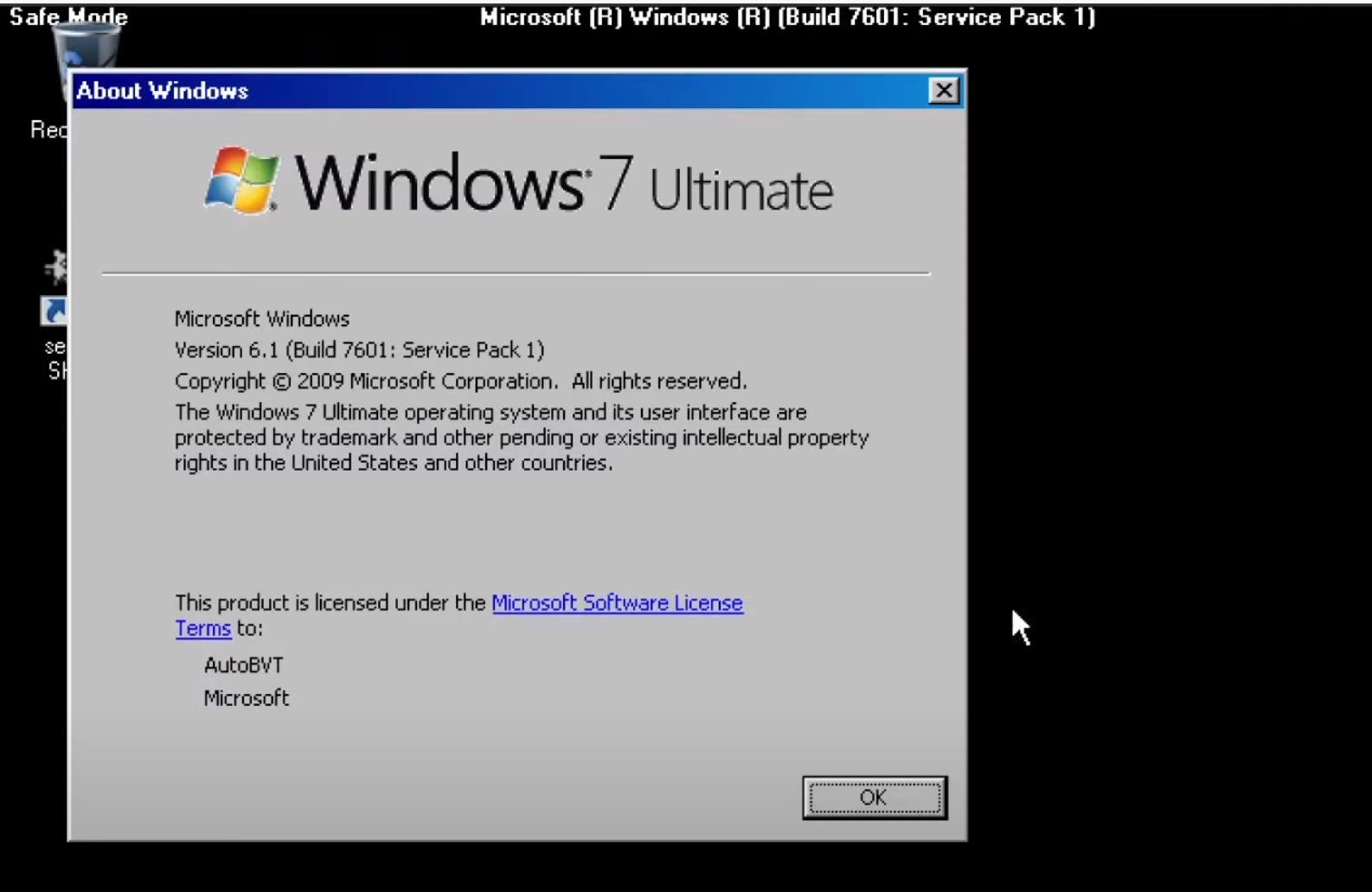 WIN7上的极限操作：将已用内存控制在36MB