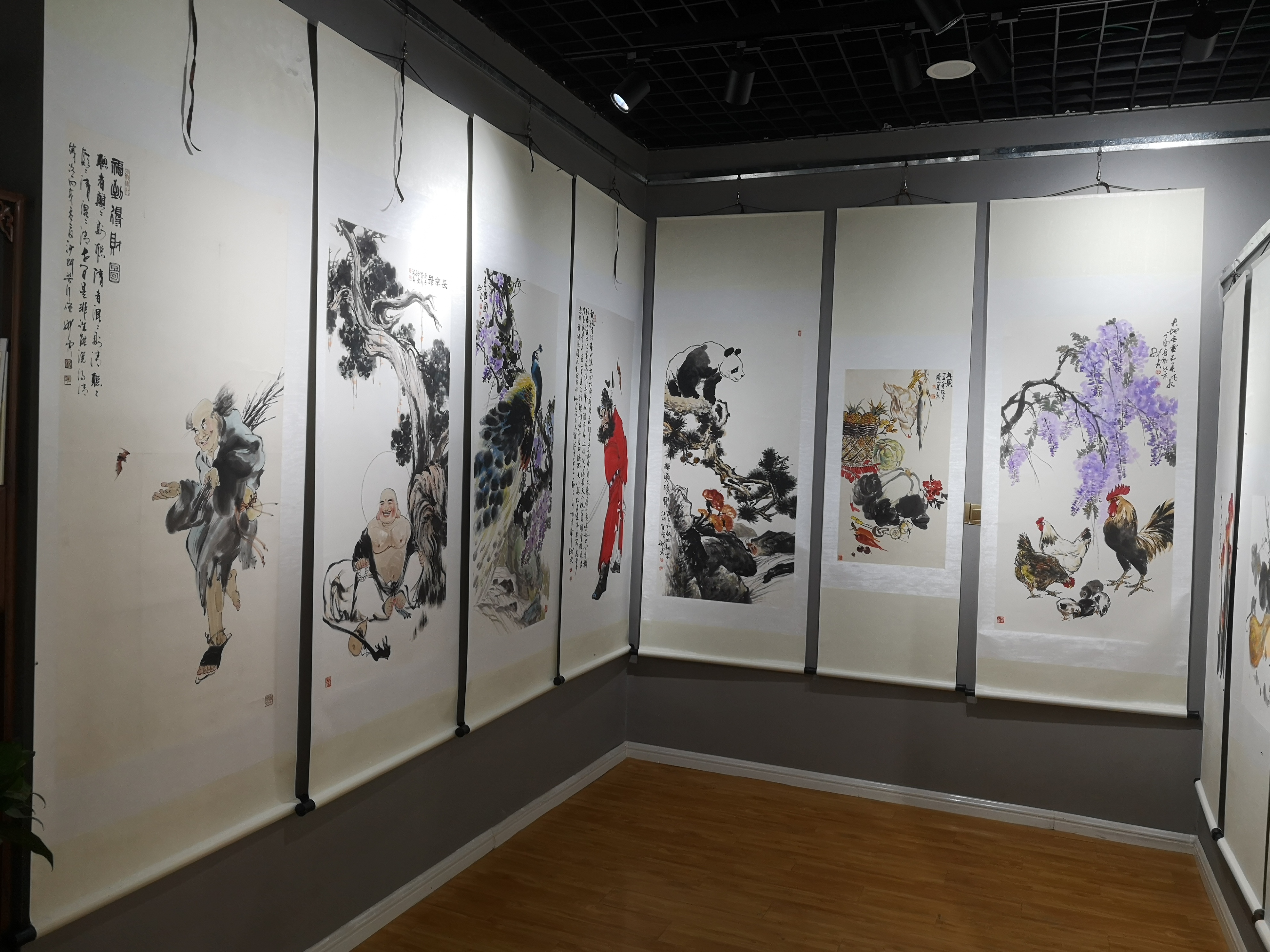 宁陵县举办书画名家冯万寿先生书画精品展