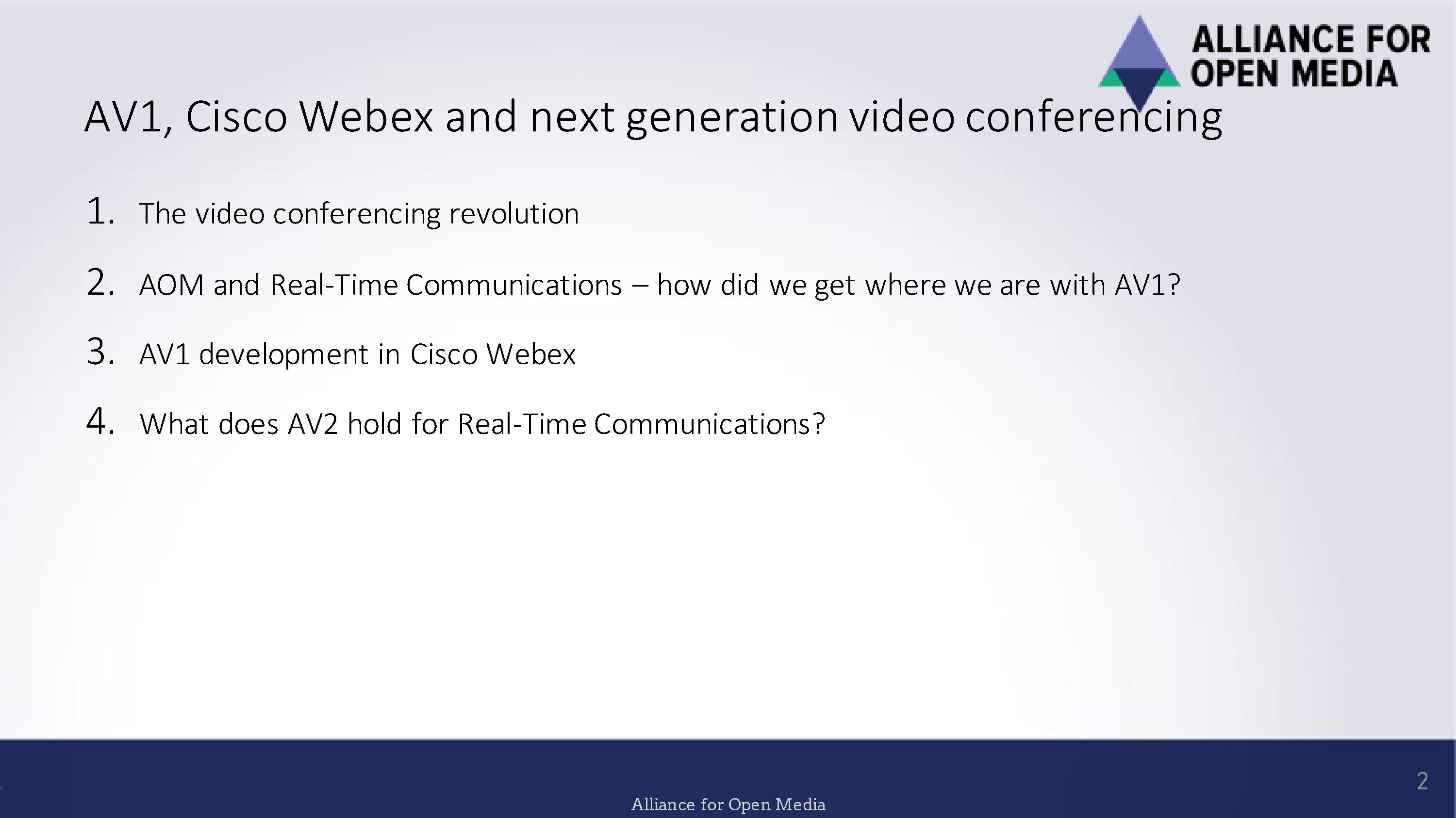 思科Webex与下一代视频会议