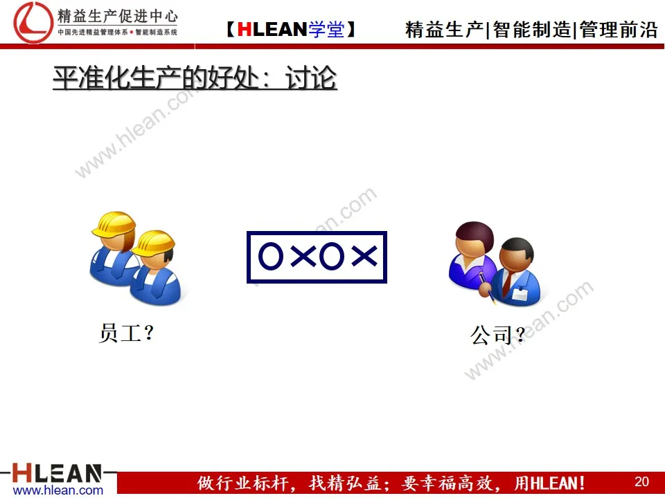 「精益学堂」平准化生产培训