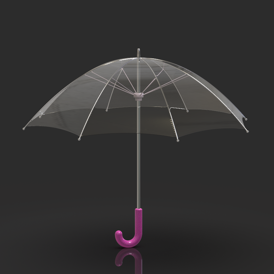 用SolidWorks绘制一把雨伞，用的都是些最基础的工具