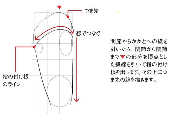 正面脚部怎么画 教你漫画各角度脚部姿势画法 新片场