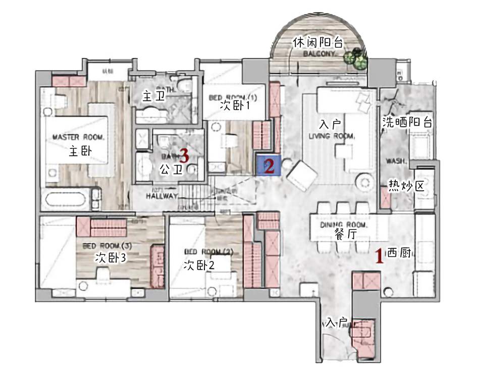 她家115㎡，堪称“智慧住宅”，人性化设计超多，三代人欢喜入住