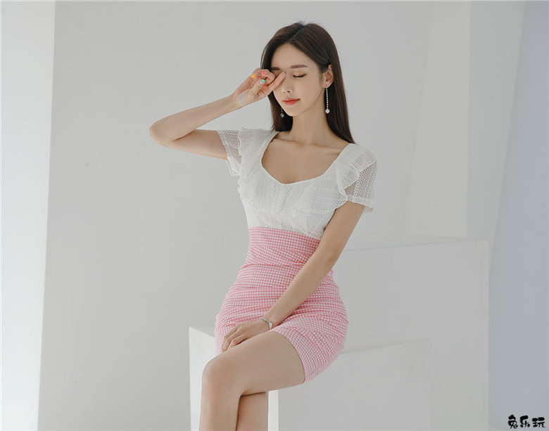 孙允珠：芙蓉春桃醉香曼妙采撷古典裙