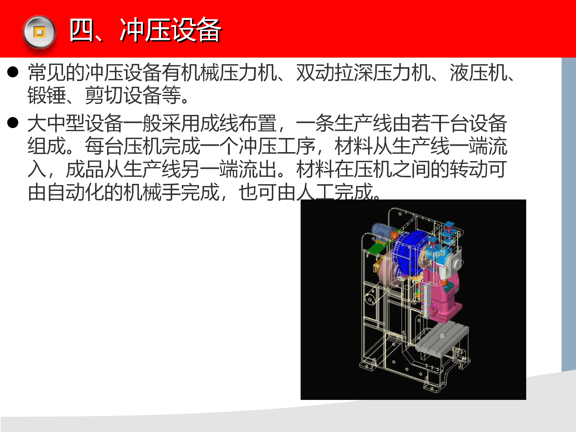 冲压模具知识讲解，冲压设备介绍，冲压工艺缺陷分析