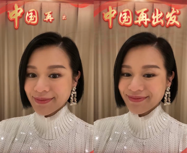 胡杏兒臨盆在即曬自拍賣萌，比心嘟嘴狀態滿分，無名指鑽戒搶鏡