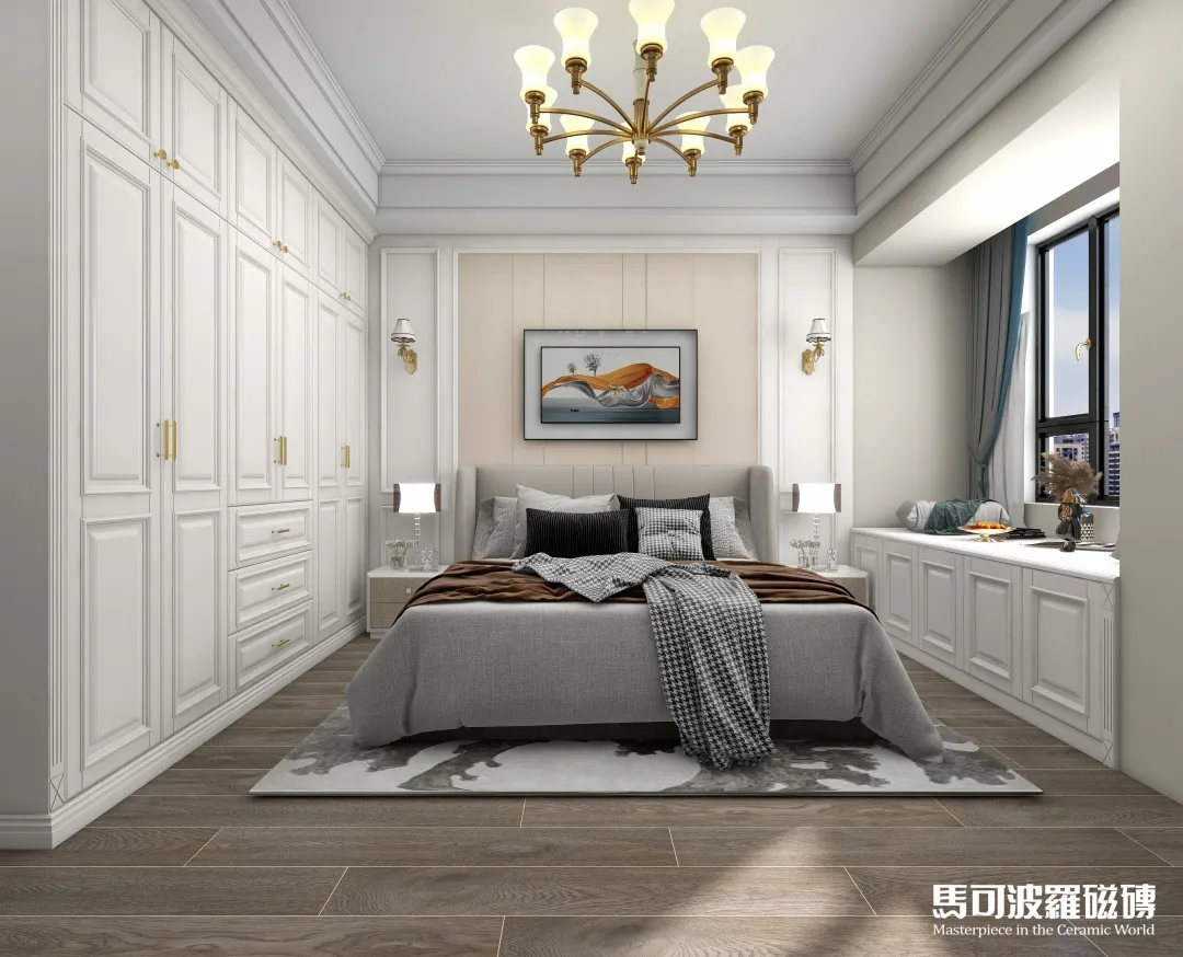 设计砖家｜144m²现代美式风，马可波罗瓷砖给您一个温馨舒适的家