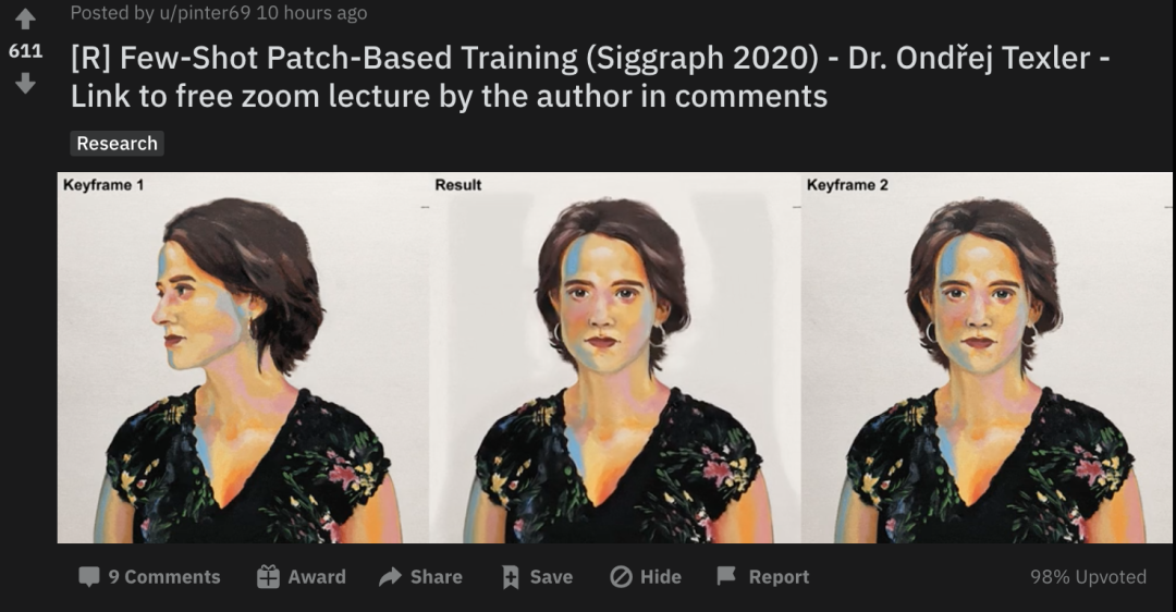 仅需2张图，AI便可生成完整运动过程