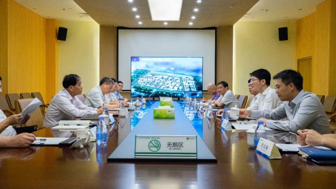 省工信厅厅长翁玉耀一行莅临申远新材料一体化产业园调研