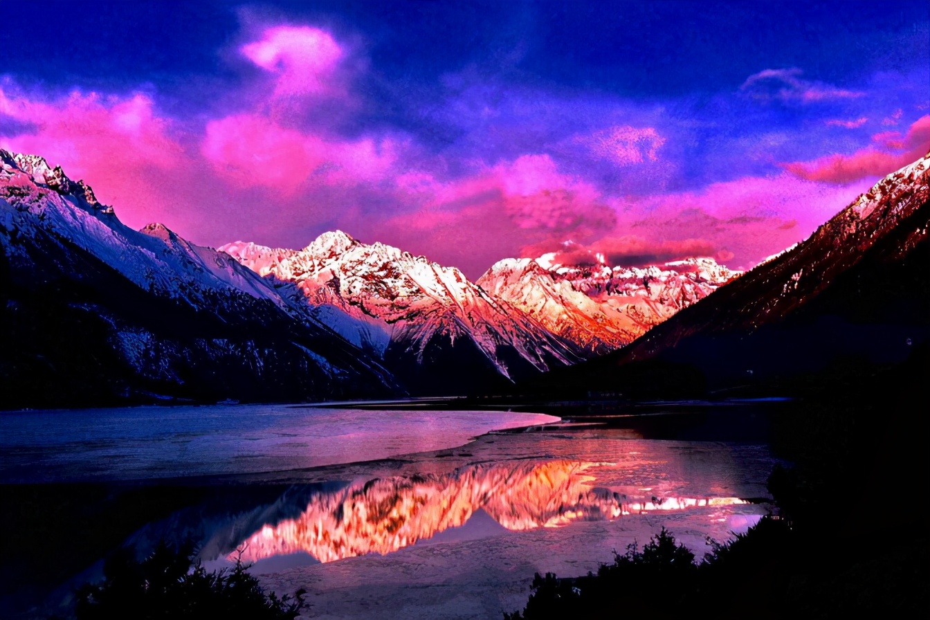 A scenic spot in Tibet became popular, known as "Xitian Yaochi", free admission ticket does not lose Baikal