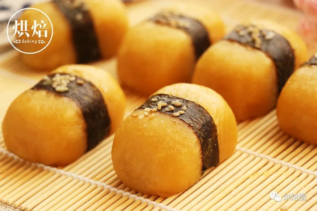 我用糯米粉可以做壽司包上肉鬆蛋黃餡比青團好吃