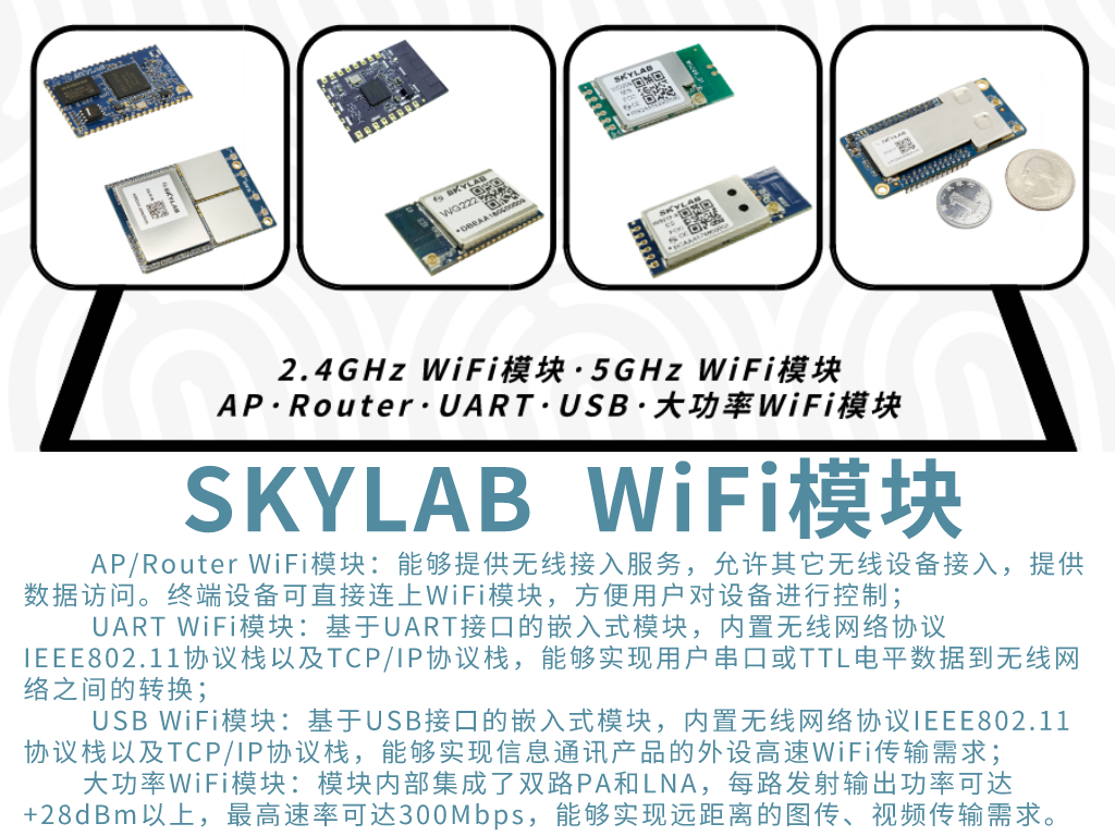 数据传输WiFi模块选型参考_USB/UART WiFi模块