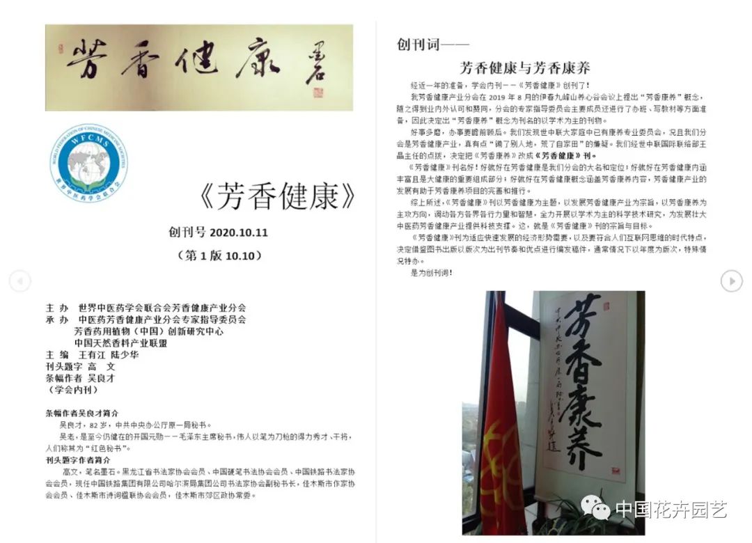 中国芳香事业推动者庆祝“世界中医药日”| 动态