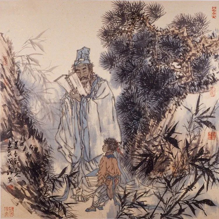 柔美多姿，仪态万方——著名画家徐惠泉以工笔重彩将东方女性的美跃然纸上