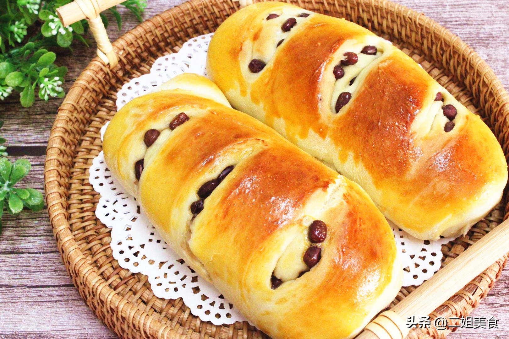 红豆面包不用买，自己在家做，无添加还香甜，蓬松软乎太好吃了