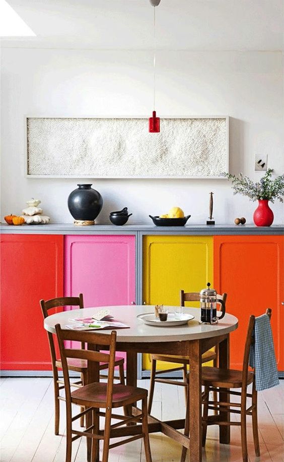 用好色彩提升家居格调，实用的厨房配色方案，留着备用