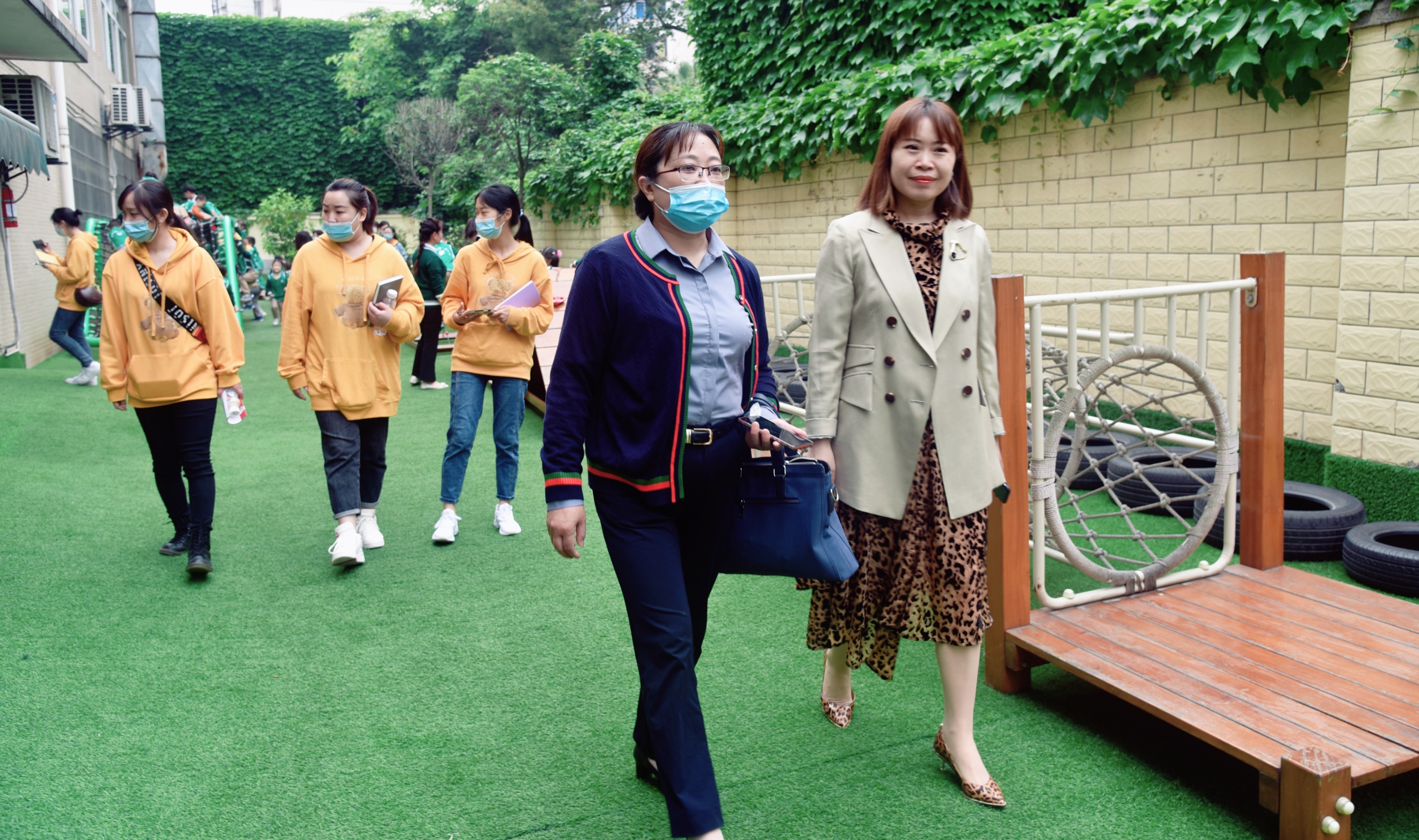 德阳市第一幼儿园迎接成都高新区天启诺亚舟幼儿园参观交流