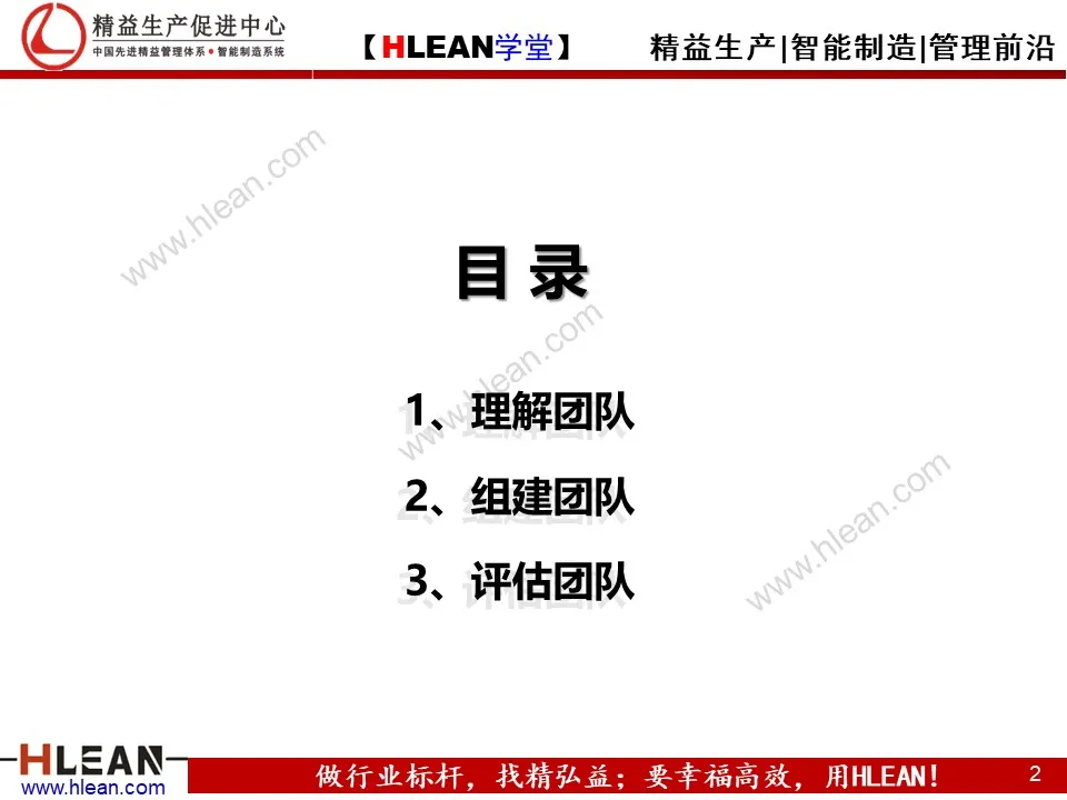 精益PPT  教你学会团队管理