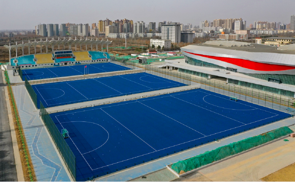 陕西邦顿助力第十四届全运会，参与建设国际曲联精英级曲棍球场地