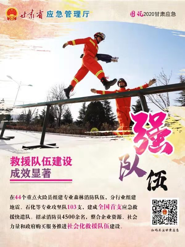 图解|2020甘肃应急管理工作亮点