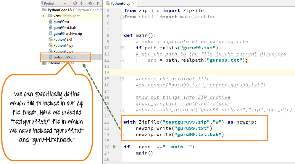 DAY5-step5 Python 示例说明 ZIP 压缩文件